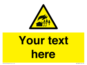 Custom Warning: Large scale fire zone